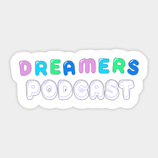 The Dreamers Podcast Logo Title Sticker